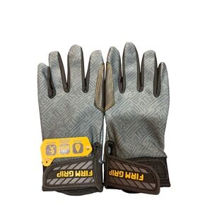 Firm Grip Grey Black Quick Dry Breathable Stretch Athletic Fit Work Gloves